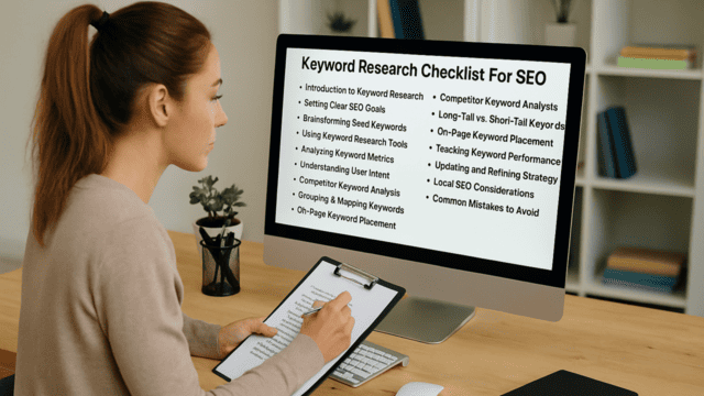 Unlock Google Rankings with This Step-by-Step Keyword Research Checklist