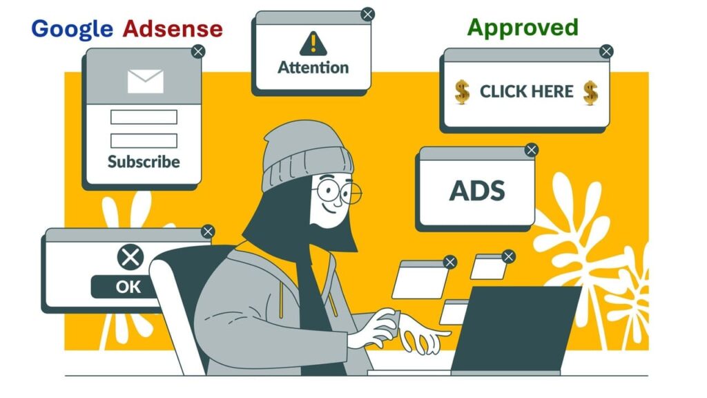 Step-by-step guide to getting Google AdSense approval for a new blog in 2025 with tips on content, design, policies, and application process.