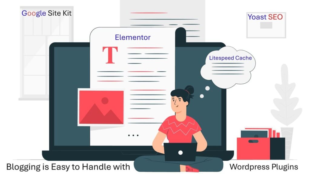 Dashboard displaying top WordPress plugins with icons and features for SEO, security, backups, and performance optimization